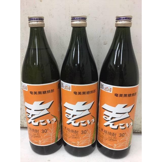 【弥生黒糖焼酎】 まんこい（満恋） 900ML　30度　6本セット