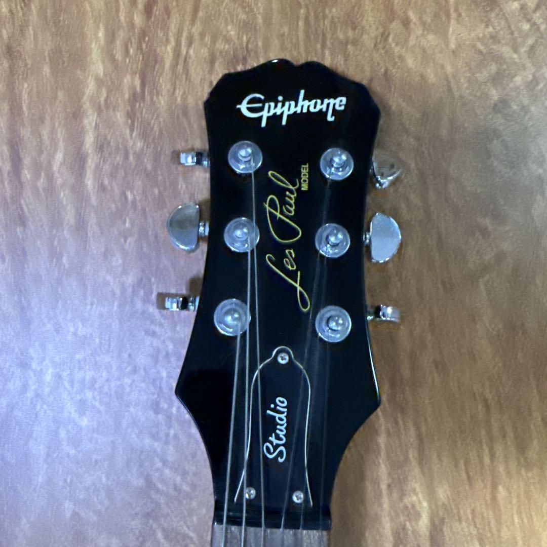 epiphone Les Paul Studio 黒 ケース付