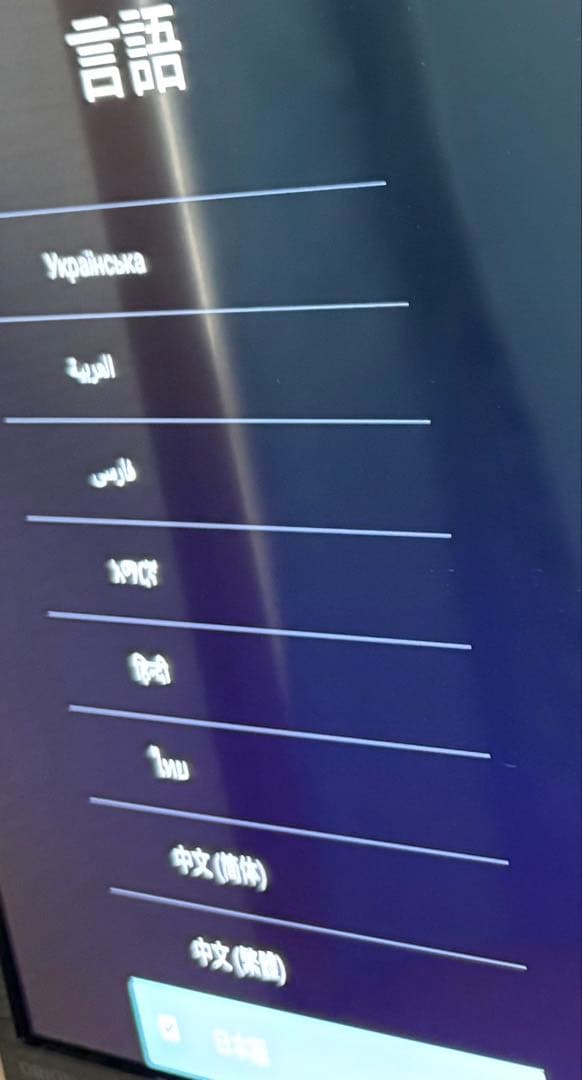 チューナーレステレビ　ORION24型2023年製