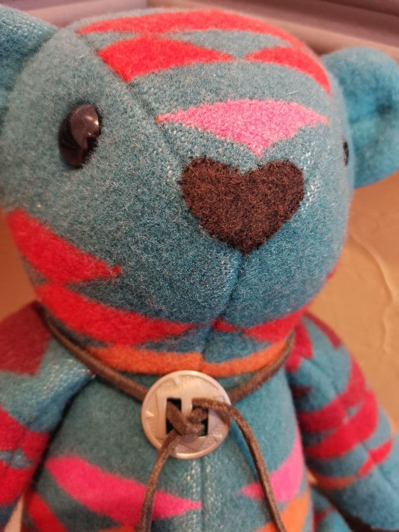 Pendleton ペンドルトン 幾何学模様 クマのぬいぐるみ