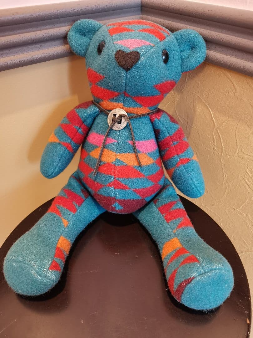 Pendleton ペンドルトン 幾何学模様 クマのぬいぐるみ