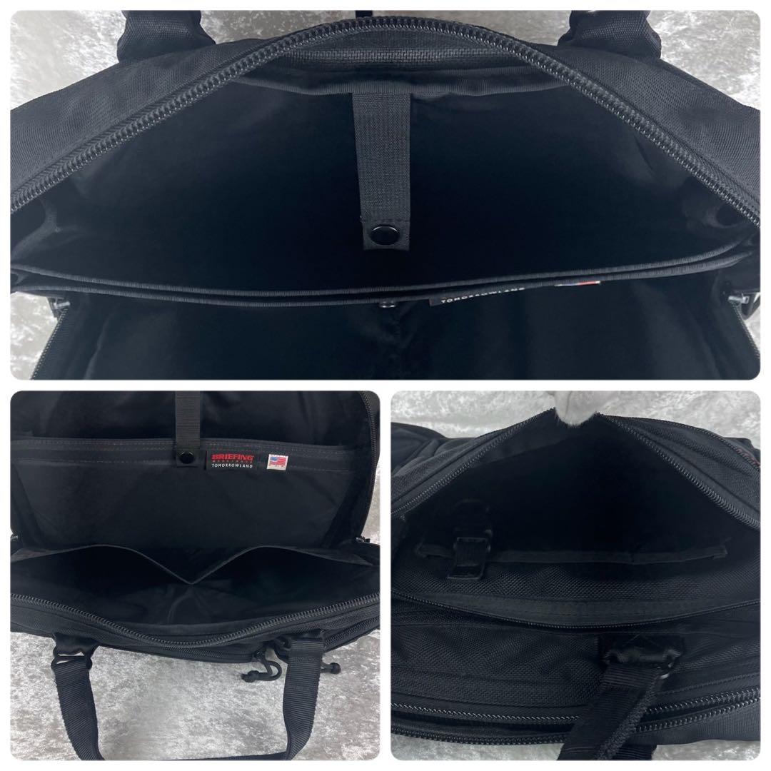 完売品 美品 ブリーフィング トゥモローランド別注 A4ライナー ブラック 通勤