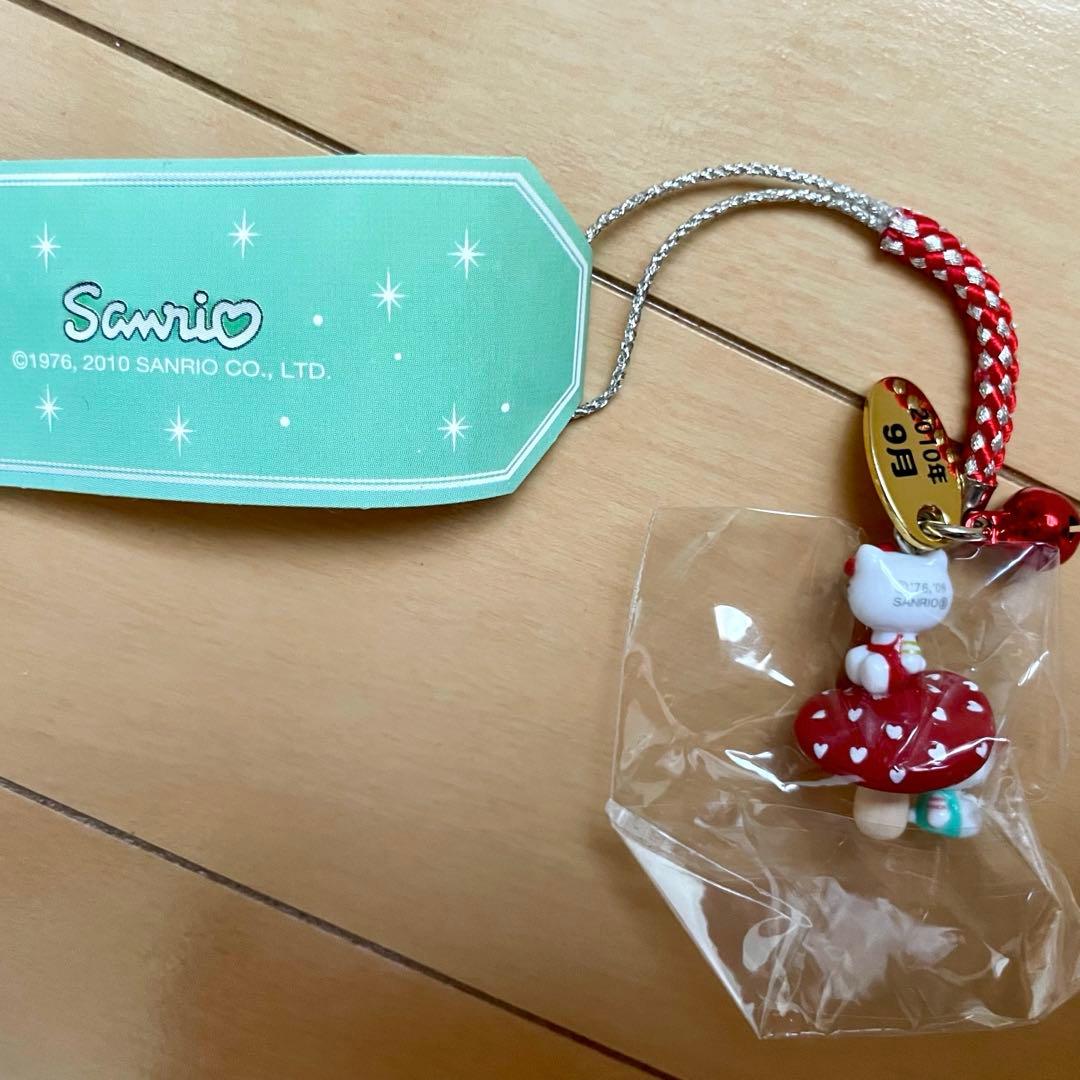 【キティ】 希少 非売品 売上達成 ストラップ ミミィ きのこ 2010