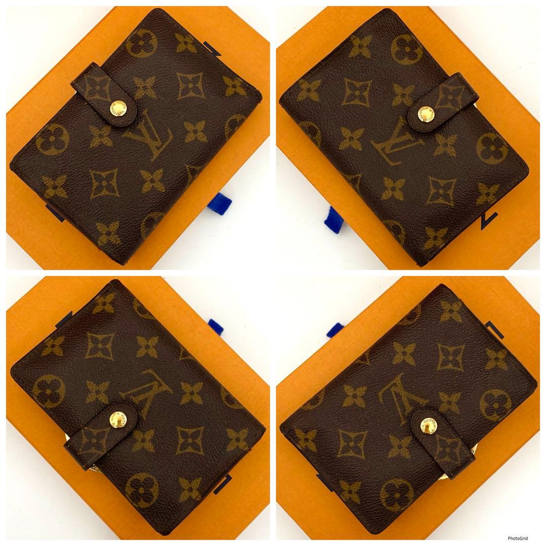 新型❣️ ルイヴィトン モノグラム ヴィエノワ がま口 折り財布