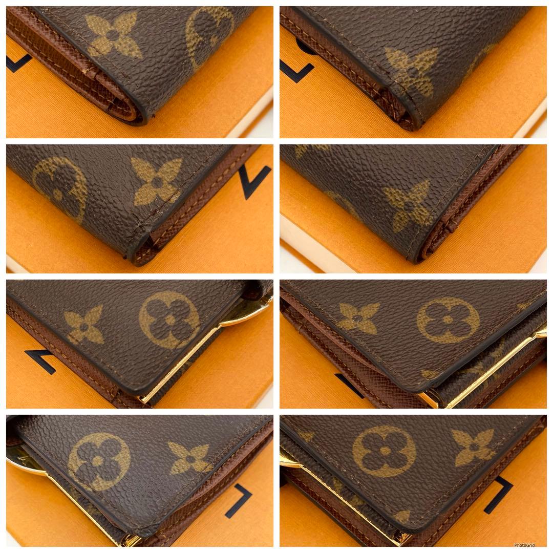 新型❣️ ルイヴィトン モノグラム ヴィエノワ がま口 折り財布