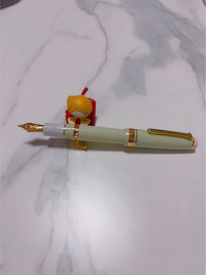 ポエジー文房具オリジナル万年筆　新芽　太字