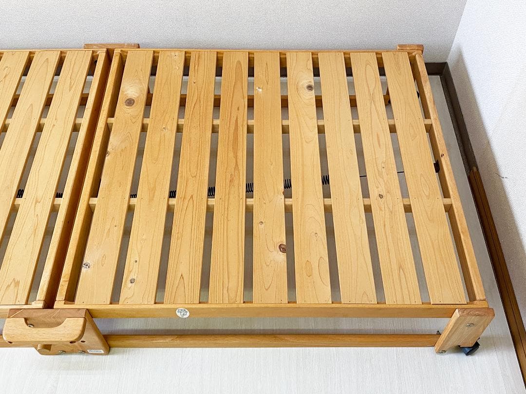 中居木工 シングル 折り畳みベッド すのこ NK-2500