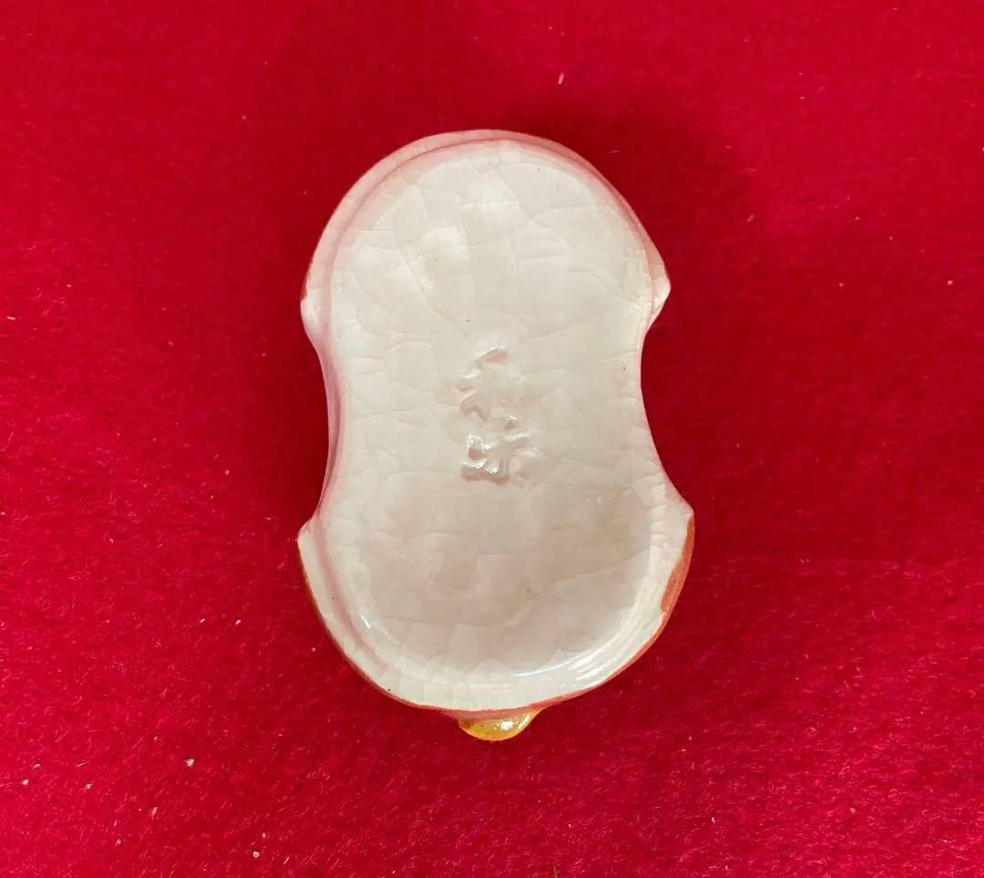 茶道具　陶器の馬の香合　木箱付き