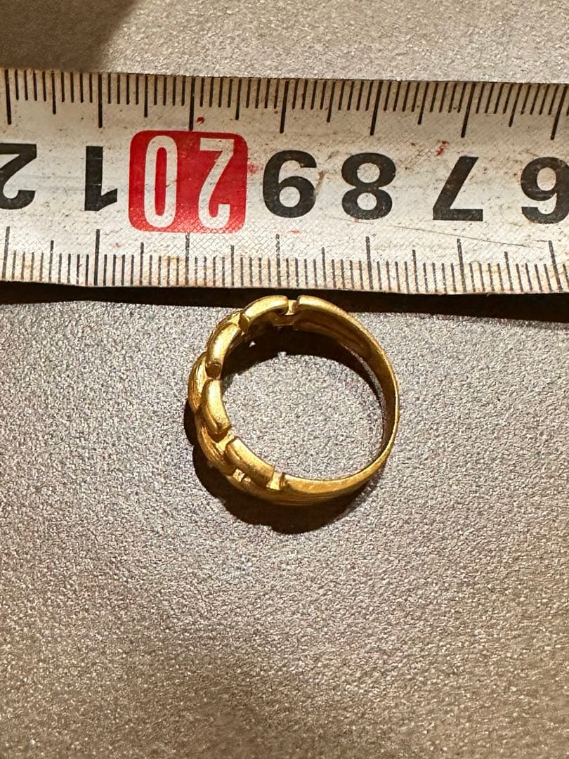 いよちゃん　k18 リング 約5.2g 指輪 メンズ レディース 金