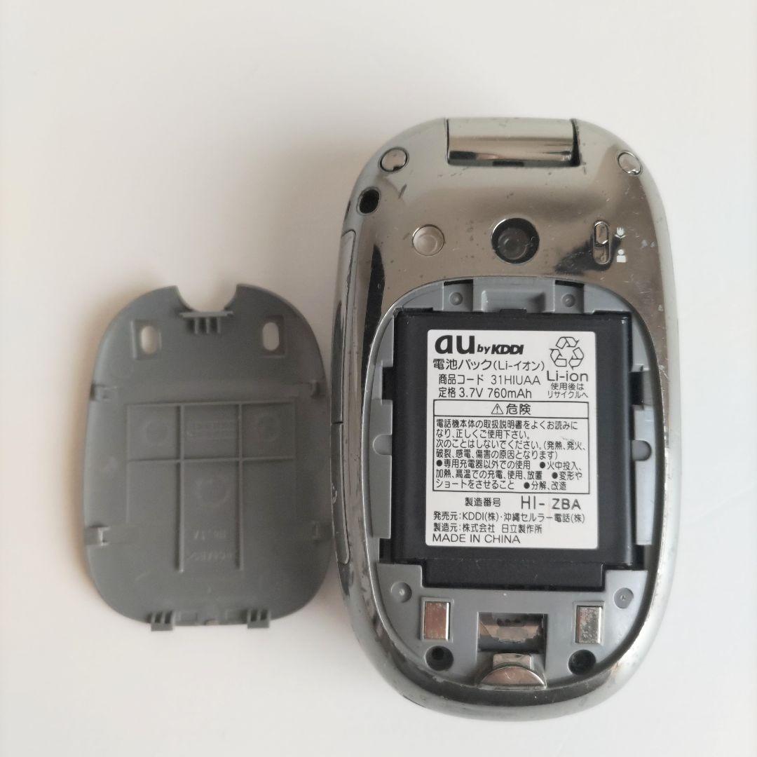 au ガラケー PENCK ペンク W31H メタリック サイトウマコト