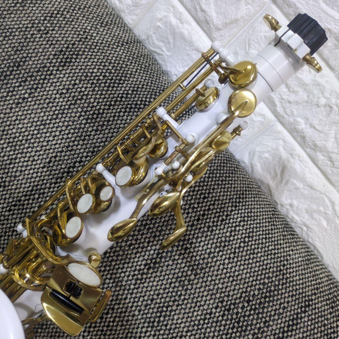 希少色 Soleil ソレイユ SAL-1 アルトサックス ホワイト ゴールド