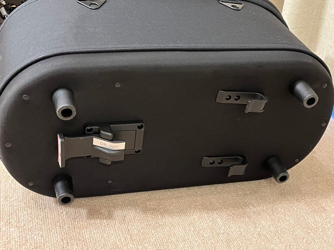 ★川崎市内直接手渡し★AirBuggy ドーム3ラージ ブラック 星柄カバー付