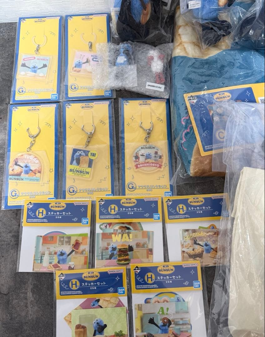 s*l様 ⼀番くじ パペットスンスン A賞　B賞　C賞　Ｄ賞　E賞　F賞　G賞