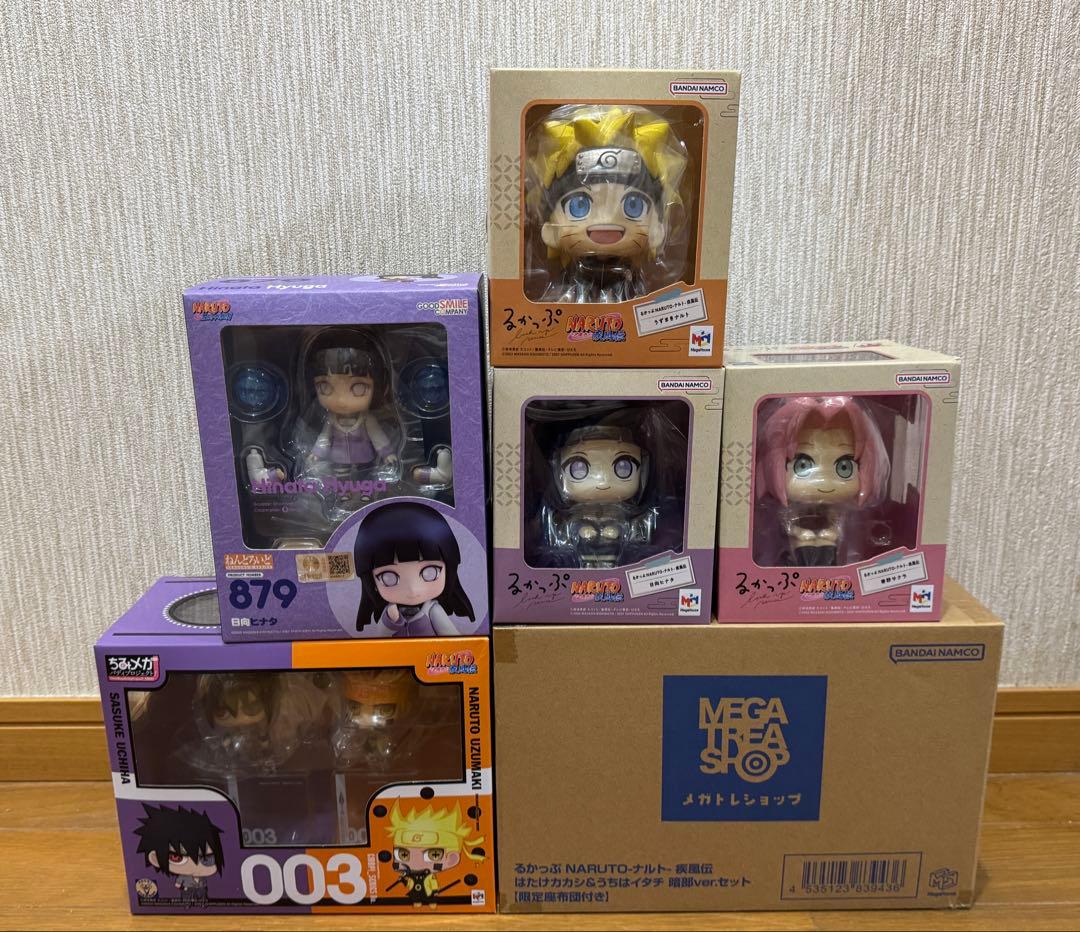 NARUTO るかっぷ　ちみメガ　ねんどろいど　ナルト　カカシ　ヒナタ　イタチ他