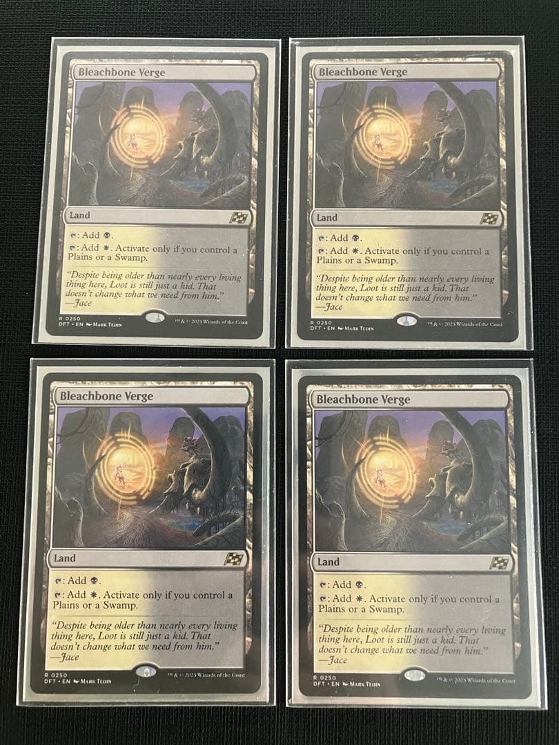 霊気走破　ブリーチボーンの境界　英語　4枚セット