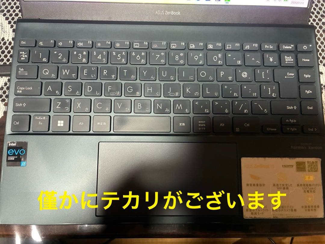 asus ux325E OLED液晶Core i7/16GB B.TとSSD新品