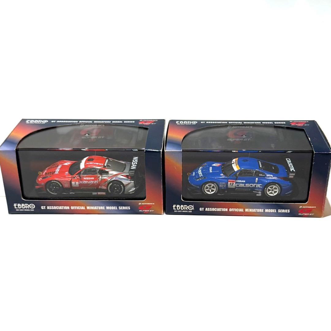 EBBRO/スーパーGT2005/GT-R ミニカー 2台セット