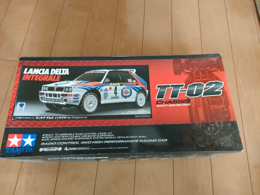 LANCIA DELTAラジコンカーTT-02TAMIYA SANWA MX-6