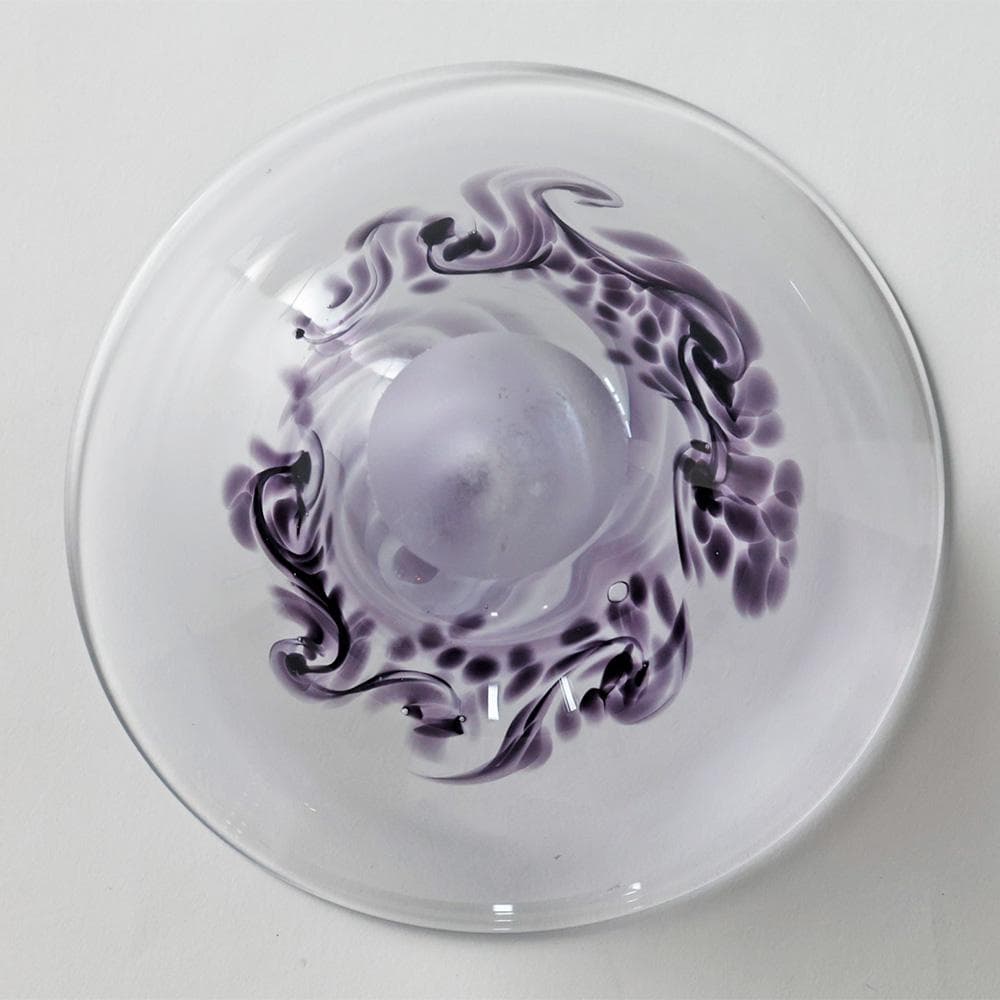 美品 ガラス 茶碗 抹茶椀 茶道具 工芸ガラス ガラスオブジェ