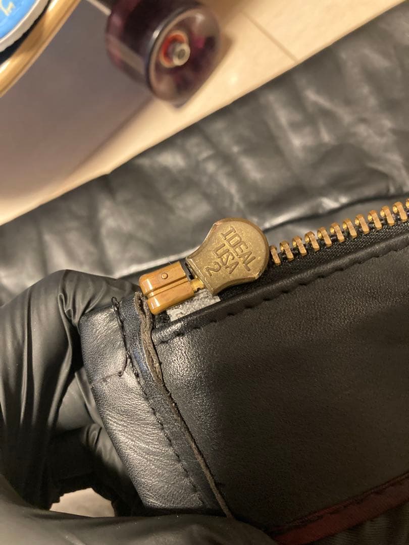 ゆうこりん【極美品】Schott 643Eレザージャケット38