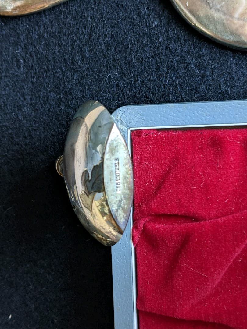 ⭐高島屋購入商品 銀瓶 銀製 彫金 香水瓶 銀製ロート 手鏡セット 骨董品