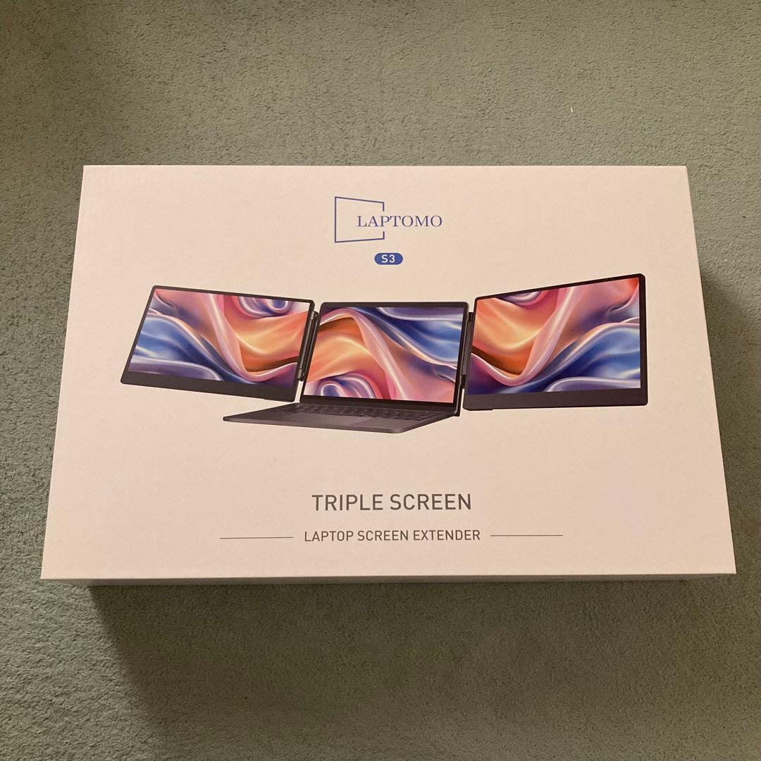 14インチ デュアルディスプレイ ポータブルモニタ 2画面 トリプルモニター