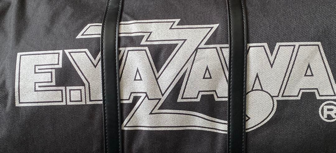 希少！矢沢永吉★E.YAZAWAボストンバック ( ロゴ + 羽ロ)シルバーロゴ