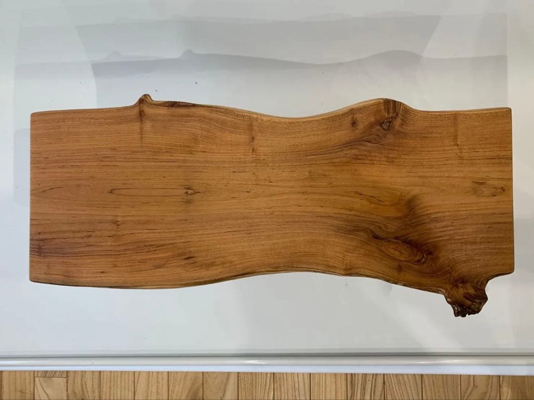 桜 サクラ 一枚板折り畳みテーブル 木製 ローテーブル ちゃぶ台