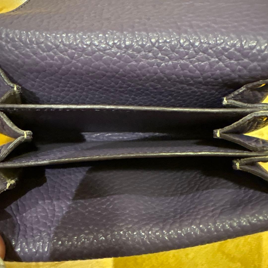 IACUCCI パープル 二つ折り財布