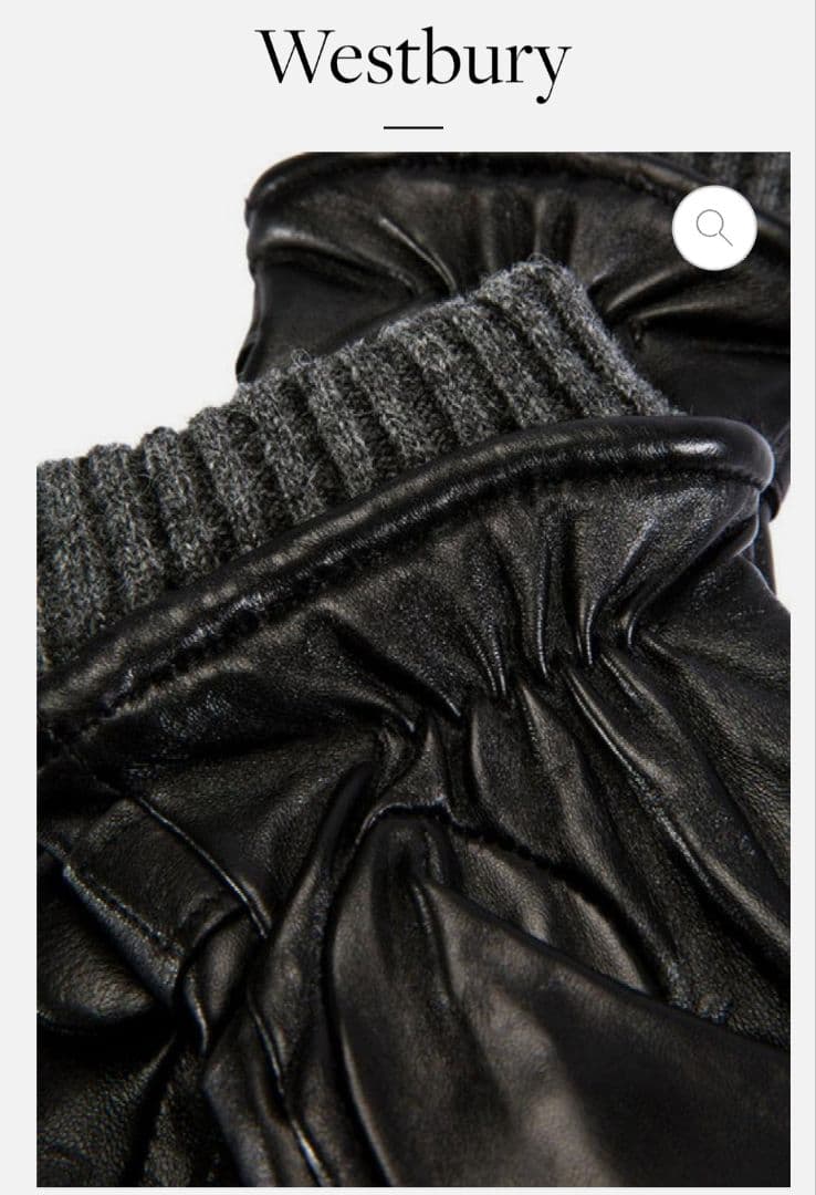 Dents　Westbury タッチパネル対応 レザー手袋