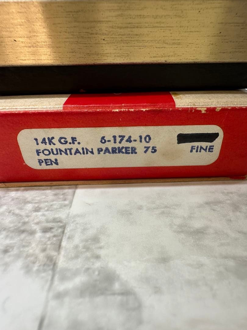 Parker 75 万年筆 ペン先14K刻印 未使用品！！