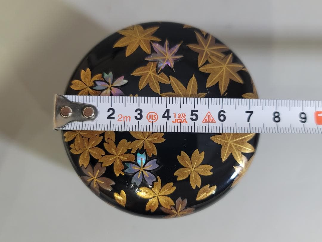 茶道具 一后一兆 作 雲錦蒔絵 利休棗 共箱 DT565