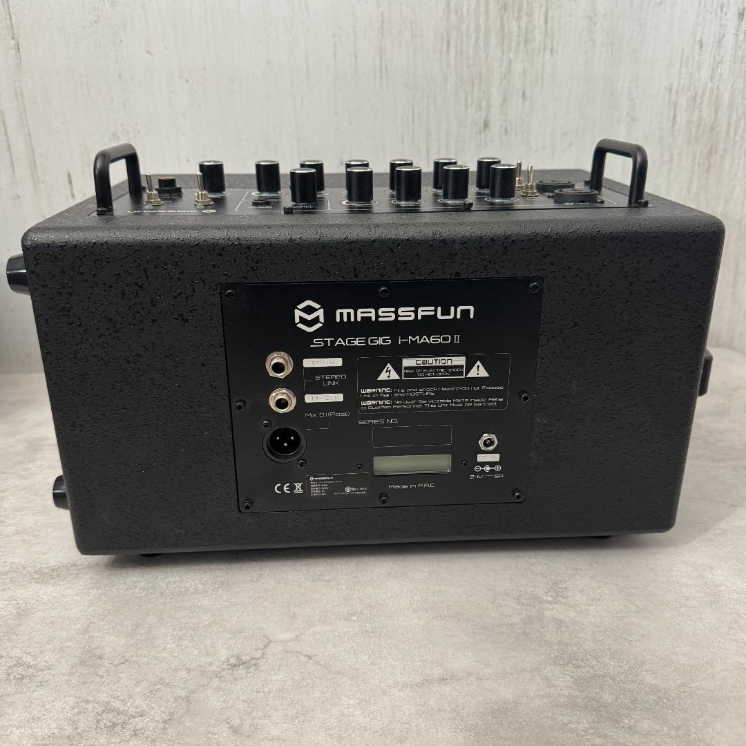 路上ライブ【ポータブルアンプ】MASSFUN／i-MA60Ⅱ