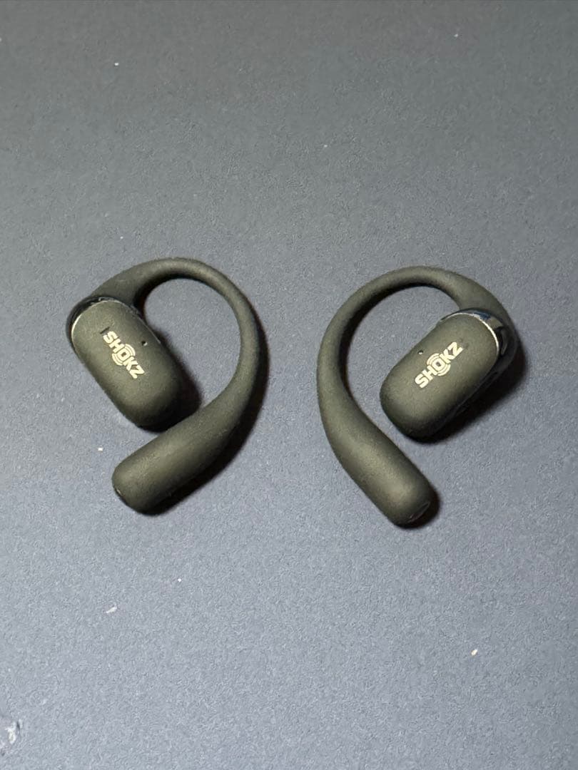【美品】 Shokz OpenFit2 オープンイヤーイヤホン ブラック 使用少