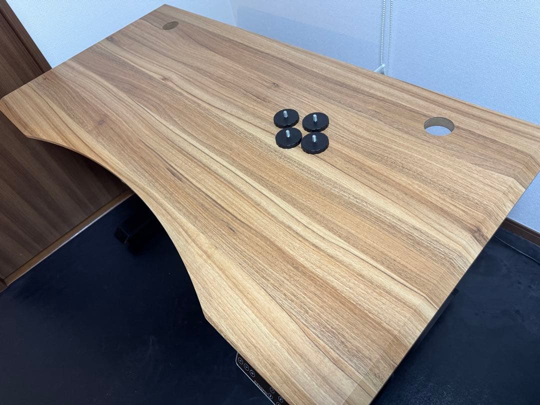 mstt【美品】FLEXISPOT E7セット 電動高さ調整木製デスク