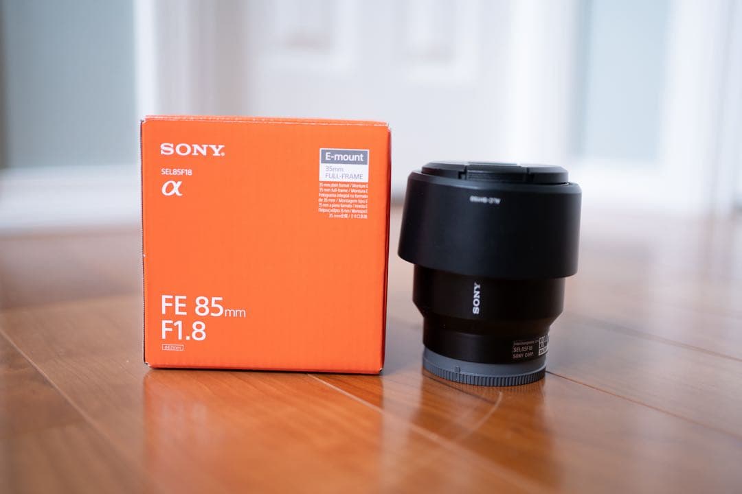 【美品】sony fe85mm f1.8 レンズ