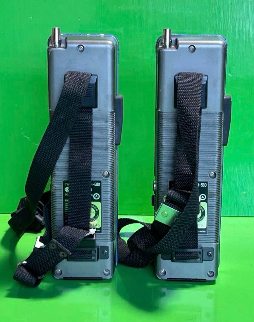日立　市民ラジオ合法トランシーバー無線機2台セットCH-580 500W8ch