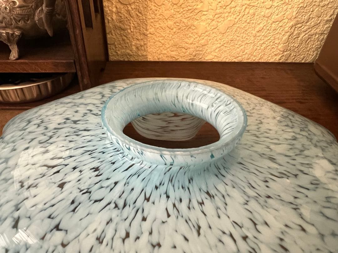 乳白 水色 吹雪 電傘 電笠 シェードランプ 氷コップ アンティーク