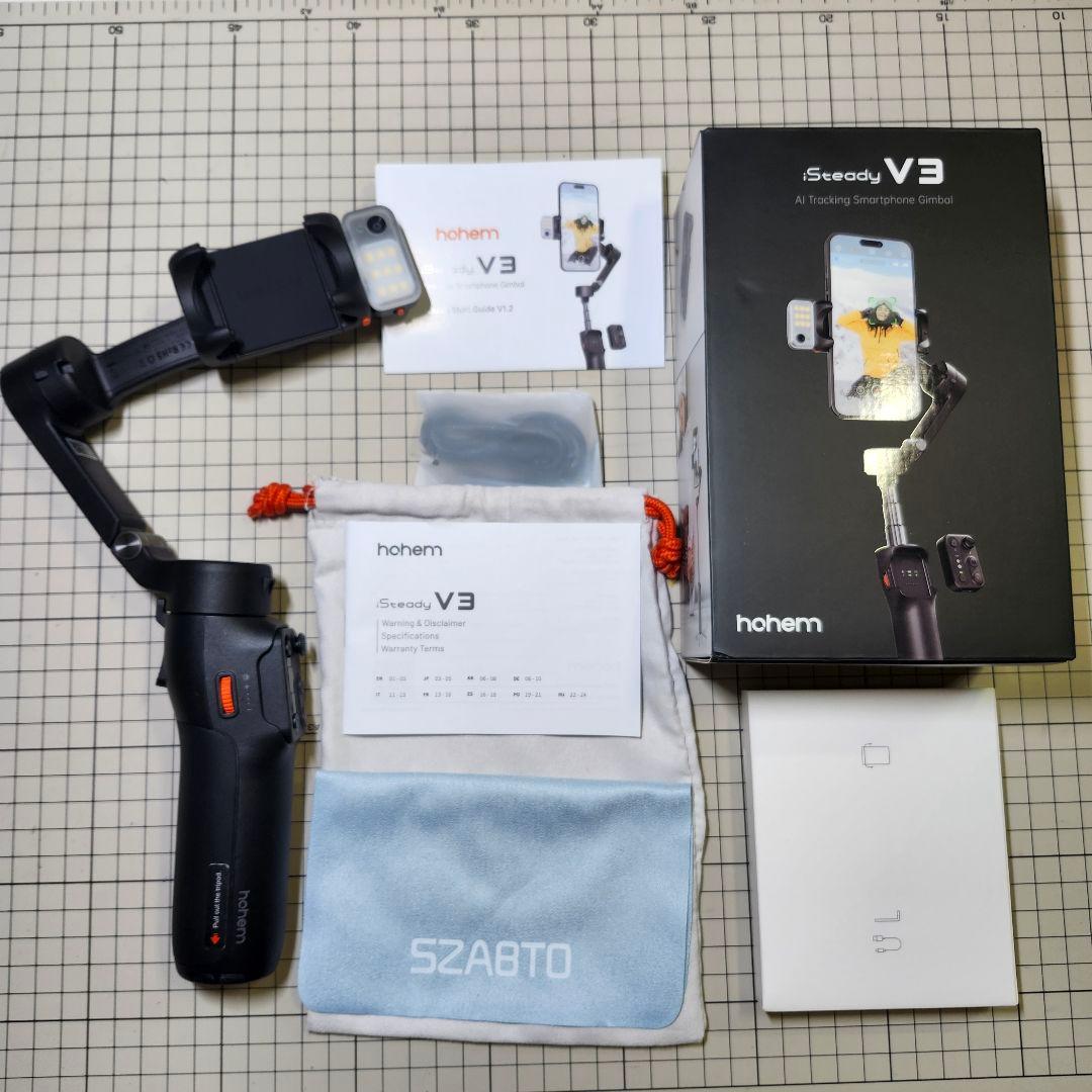 hohem iSteady V3 スマートフォンジンバル
