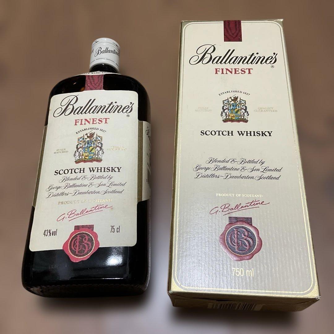 バランタイン　ファイネスト 赤青紋章 760ml 43% 未開栓 古酒　スコッチ