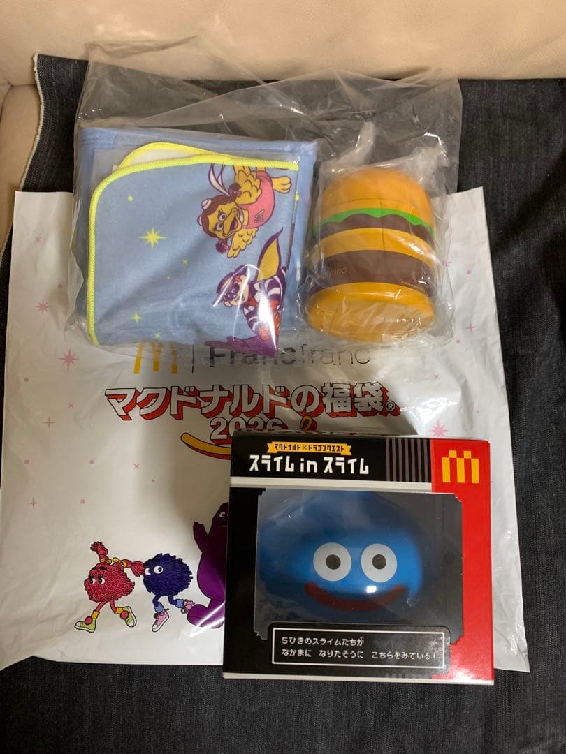 マクドナルド×ドラゴンクエスト スライムinスライム　➕　2016福袋
