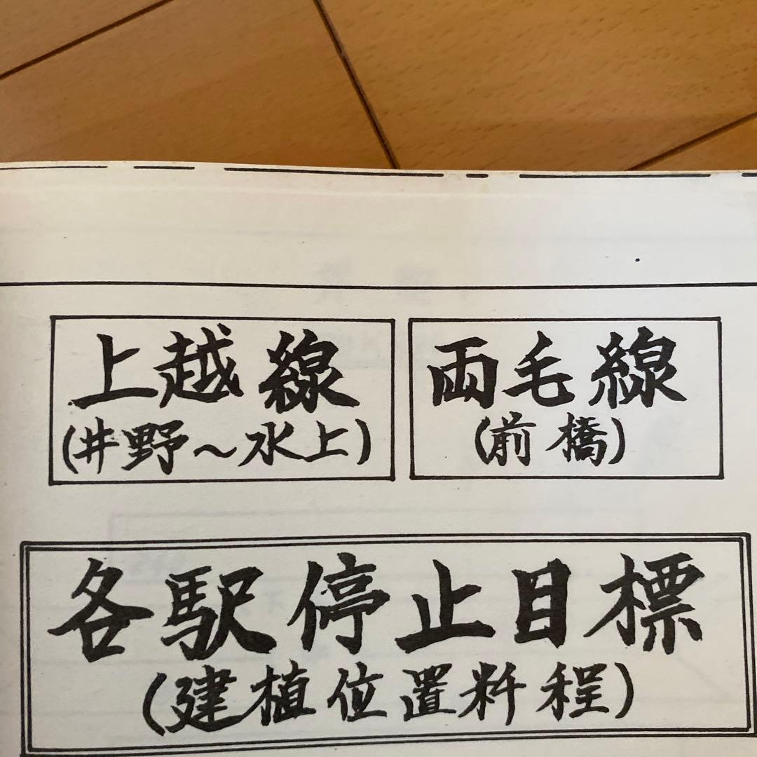 鉄道　説明書類いろいろ