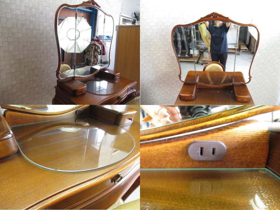 ■185■美品■松永工房■ドレッサー■猫脚■CONTENUE■ルーシー■