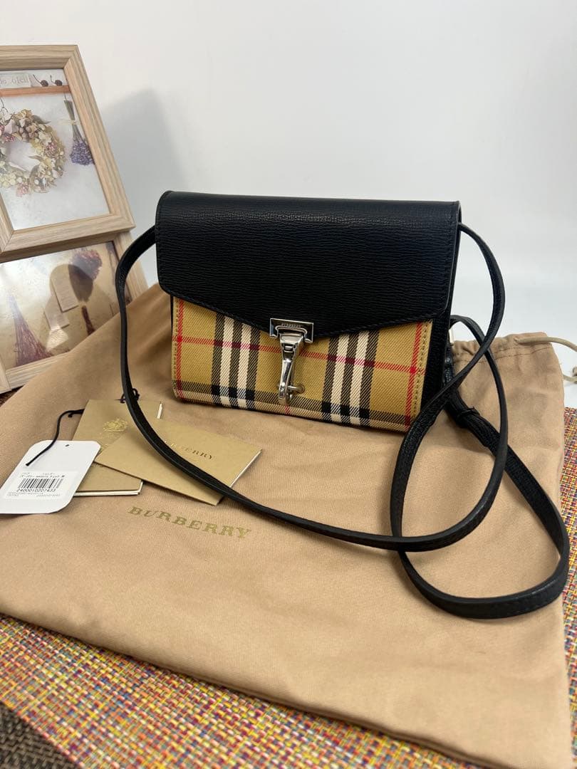 ✨美品✨ バーバリー マッケン　ヘイマーケットチェック ショルダーバッグ