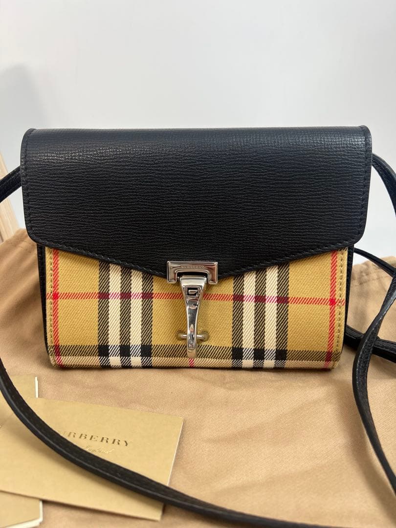 ✨美品✨ バーバリー マッケン　ヘイマーケットチェック ショルダーバッグ