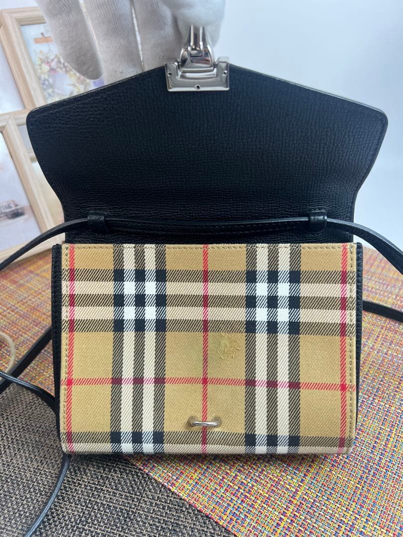 ✨美品✨ バーバリー マッケン　ヘイマーケットチェック ショルダーバッグ