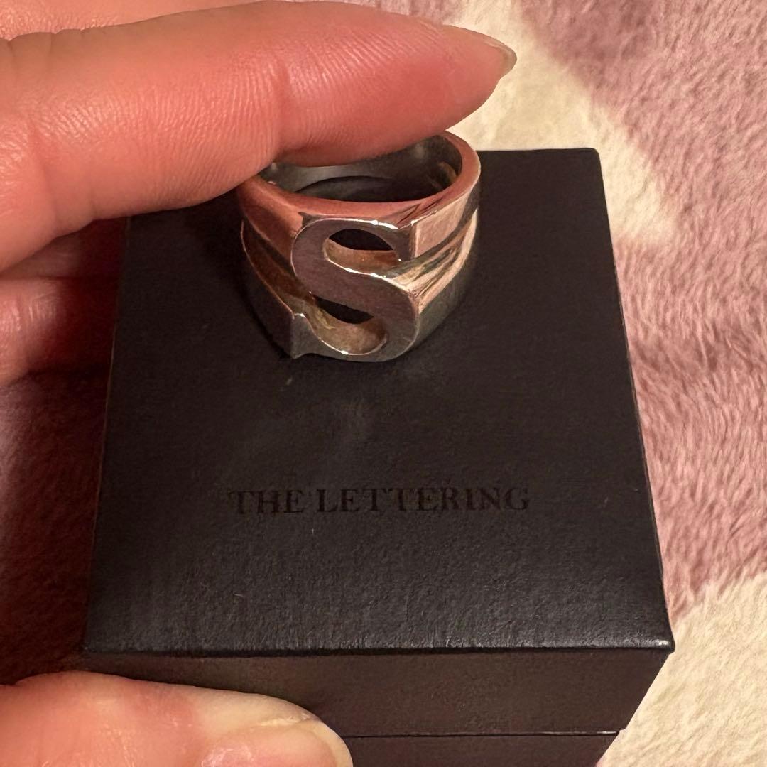 ザレタリング イニシャルSリング