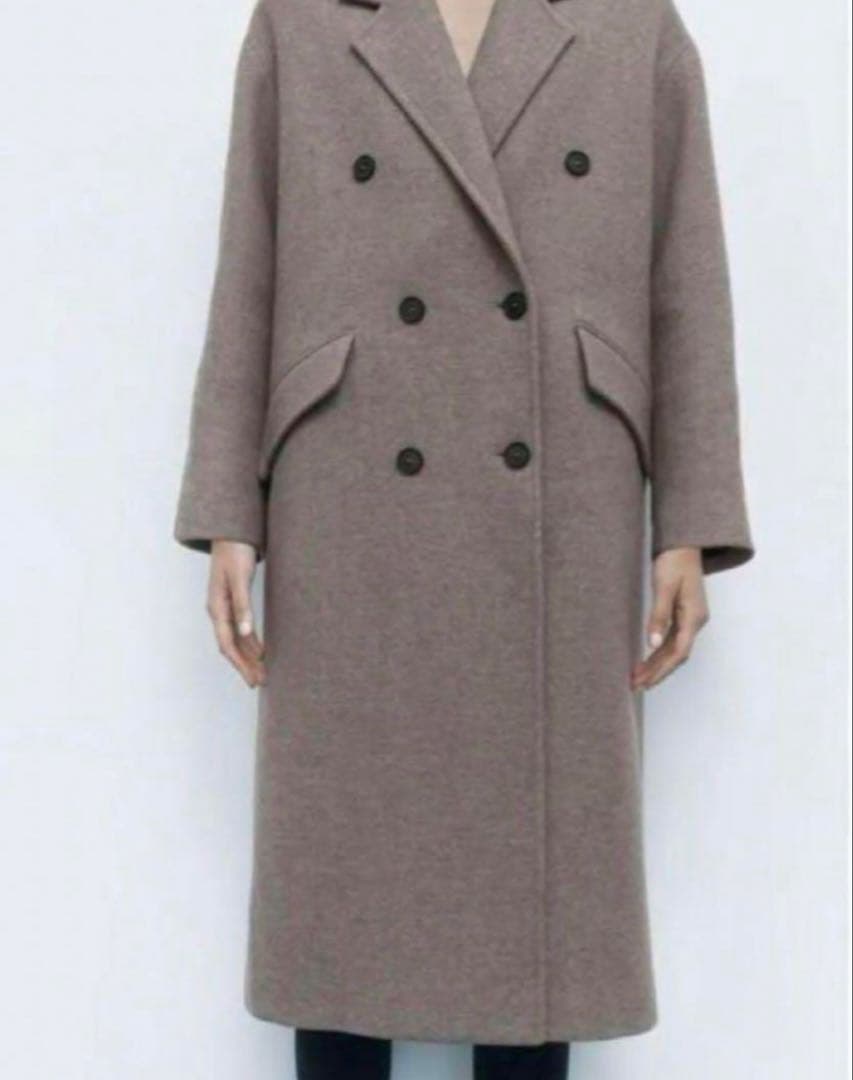 ZARA MANTECO社 プレミアム　ダブルチェスターコート S