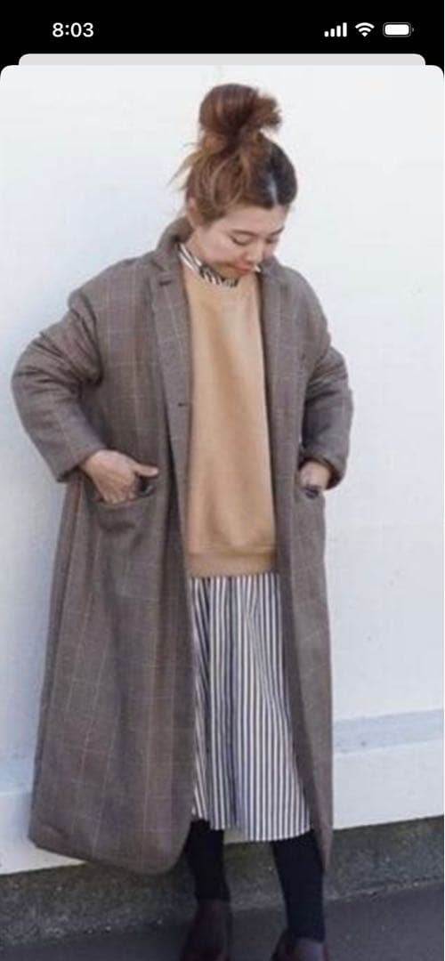 ユニ　ジャーナルスタンダードラックス　ガンクラブチェスターコート