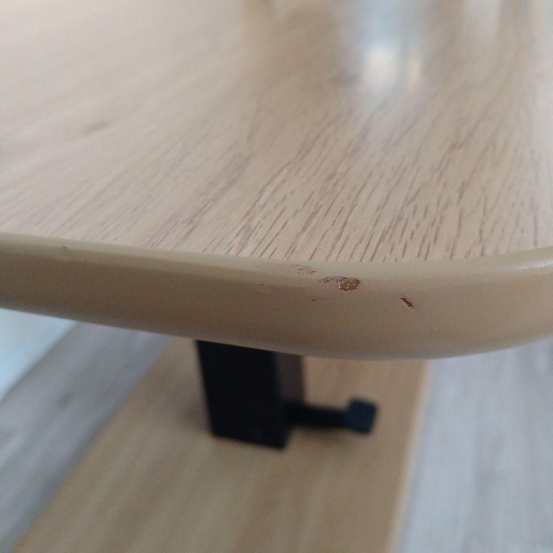 昇降式テーブル　120✕70 ナチュラルカラー　ダイニングテーブル